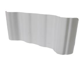 Lamina Troquelada Upvc 5 Crestas Blca 1.075 Ancho Util Ancho Util 1 Metro X 4.88 Distancia Ent...