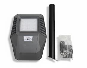 Lampara Led Para Calle Con Panel Solar 200W Integrado, Luz Dia 1600Lm