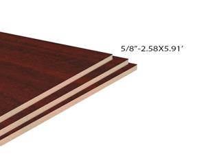 Lam.2 Caras Caoba 5/8\