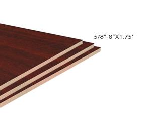 Lam.2 Caras Caoba 5/8\