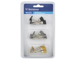 Set 18 Pzs Brocha De Cepillo Para Limpiar Y Trabajar Con Metal