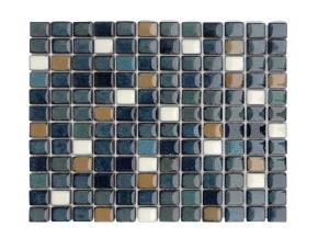 Pliego De Mosaico De Vidrio Piezas Cuadradas 31.1X31.1Cm