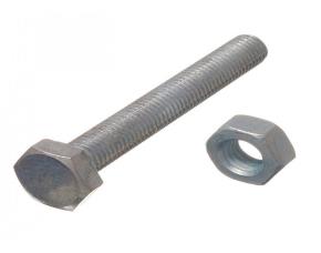 Perno Cabeza Exagonal Rosca Corrida  5/16X3 C/Tuerca Grado 5