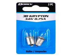 Paquete De 2 Bombillas De Repuestos 3D 3.6V 0.75Amp