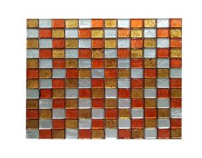 Pliego De Mosaico Vidrio 30X30Cm Cafe