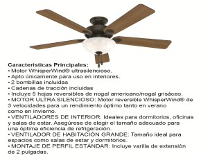 Ventilador Techo Swanson 52\