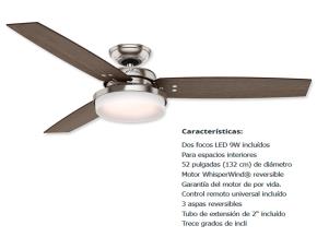 Ventilador De Techo 52\