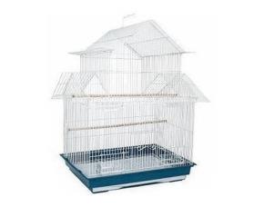 Jaula De Pajaro 47.5X36X67Cm, Blanca