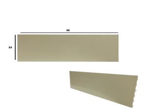 Panel Liso Trasero 36X12\