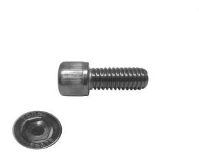 Paq 100 Tornillo  M8-1,25X16 Allen Cabeza Cilindrico Inox 304