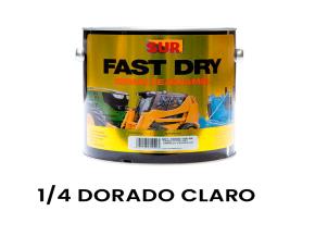 1/4  Esmalte Fast Dry Dorado Claro