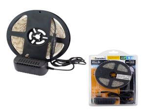 Tira 300 Led 24W 5Mts/Rgb/100-240V Luz Blanca Incluye Adaptador