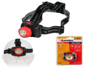 Linterna T/Minero Led/3Aaa, Ajustable 3 Posiciones, Distancia 70Mts